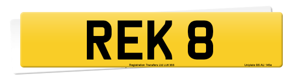 Registration number REK 8